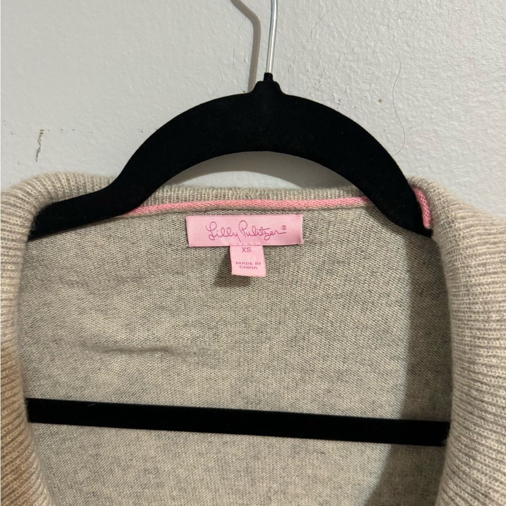 Lilly Pulitzer 100% Cashmere cardigan - Picture 3 of 4